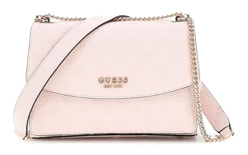 Sac Guess Phoebe Rose Water : sac bandoulière transformable à rabat logo pour femme