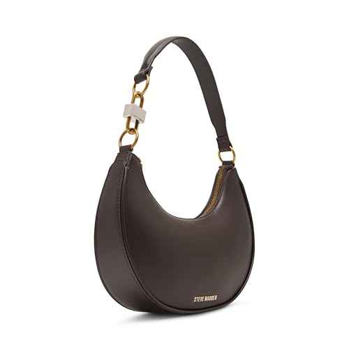 Steve Madden Lohan Crescent Shoulder Bag, Walnut, One Size
