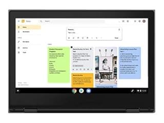 Lenovo 500e Chromebook (2nd Gen) 11.6" HD Laptop, Intel Celeron N4100 (4 Core, 2.40 GHz), 4GB RAM, 32GB SSD, HD Graphics 600, Chrome OS - UK Keyboard Layout. Finger Touch, No Pen (Renewed)