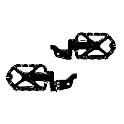 Repose-pieds Scrambler 1200 en alu forgé noir réglable haut de gamme