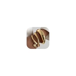 Chunky Gold Bangle Bracelets for Wo...