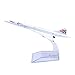Bswath Plane Model British Airways G-BOAC Concorde Model Airplane Metal Plane Die-cast Alloy Airplanes for Gift and Collection (British Concorde)