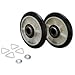 newlifeapp 349241T Dryer Drum Roller Kit Replacement For Whirlpool, Kenmore, Sears (Pack of 2)
