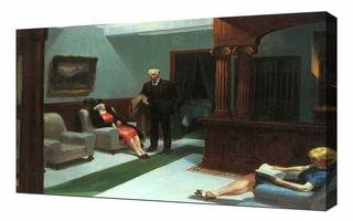 Compatible With - Lilarama - Hotel Lobby Cgf Framed Canvas Art Print Reproduction