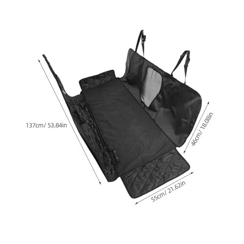 Housse de siège auto pour chien et hamac arrière imperméable de voiture - 2