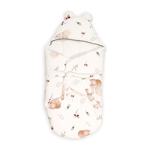Image of Kicks & Crawl Nutty Nest Carry Nest |Cotton Sleep nest for Infants & New Born Baby | Portable /Travel & Skin Friendly | 0-6 Months