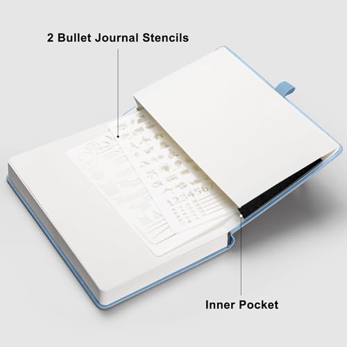 Image of RETTACY Blank Journal Notebook, 192 Pages, A5 Medium Size (5.7'' x 8.3'')