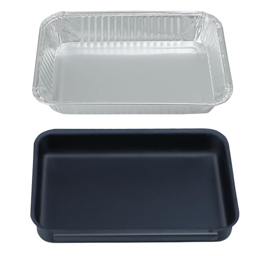 GARNETIN Grease Catch Pan for Weber Spirit and Genesis II Grills - Compatible with e-210, e-220, e-310, e-320, e-330, e-315, e-325, e-335 - Includes Disposable Drip Liners - Thumbnail 2