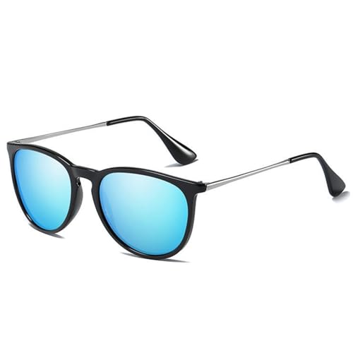Lunettes de soleil polarisées anti-reflet UV400 style rond vintage