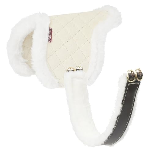 Tapis de selle LeMieux et sangle marron pour le confort de votre cheval