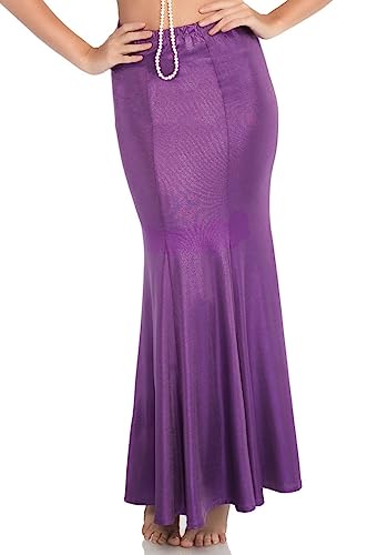 Jupe sirène spandex Leg Avenue violette taille S M costume panamas pour femme moulant