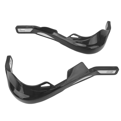 Protège-mains moto noir en métal ABS pour guidon 22mm et 28mm
