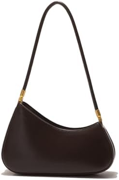 Piialova Saddle Bag Crescent Bag Hobo Bags for Women Shoulder Purse PU Leather Purses Designer Handbags