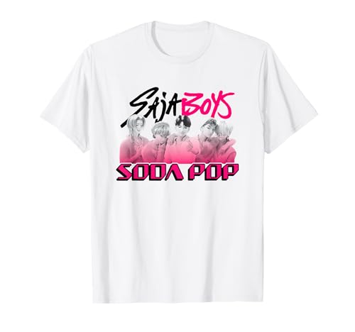 Kpop Demon Hunters Saja Boys Soda Pop Group Shot T-Shirt