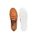 Lacoste Men's Cochet Loafer, Brown/White, 12