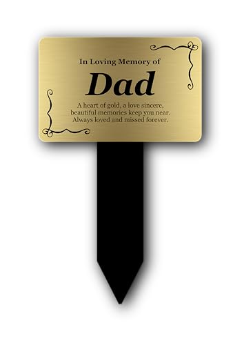 Plaque commémorative papa acrylique extérieur durable ne rouille pas