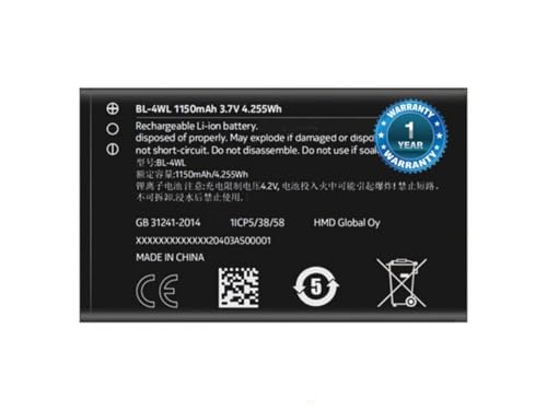 Image of Original BL-4WL Battery for Nokia 230 /220 4G /225 /3310 /TA-1030 Battery with 1 Year Warranty** (SEPAI26)