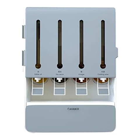 Aosbset Wall Mounted Spice Organizer Set Cover