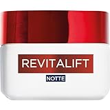 L'Oréal Paris Crema Viso Notte Revitalift, Per Tutti i Tipi di Pelle, Azione Rassodante, P...