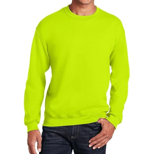 Mens Soft & Cozy Crewneck Sweatshirts Adult Heavy Blend Sweatshirt in 33 Colors. Sizes S-5XL