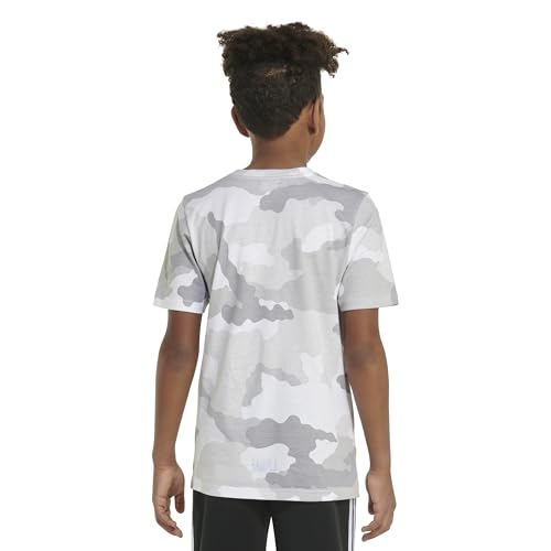 adidas Boys' Short Sleeve Cotton Camo Print T-Shirt4