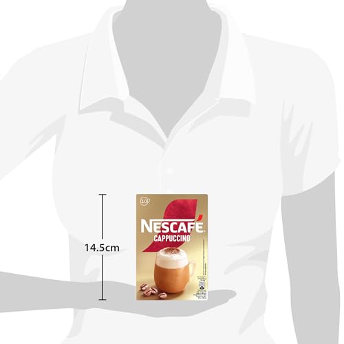 Nescafé Cappuccino Café Soluble,10 sticks