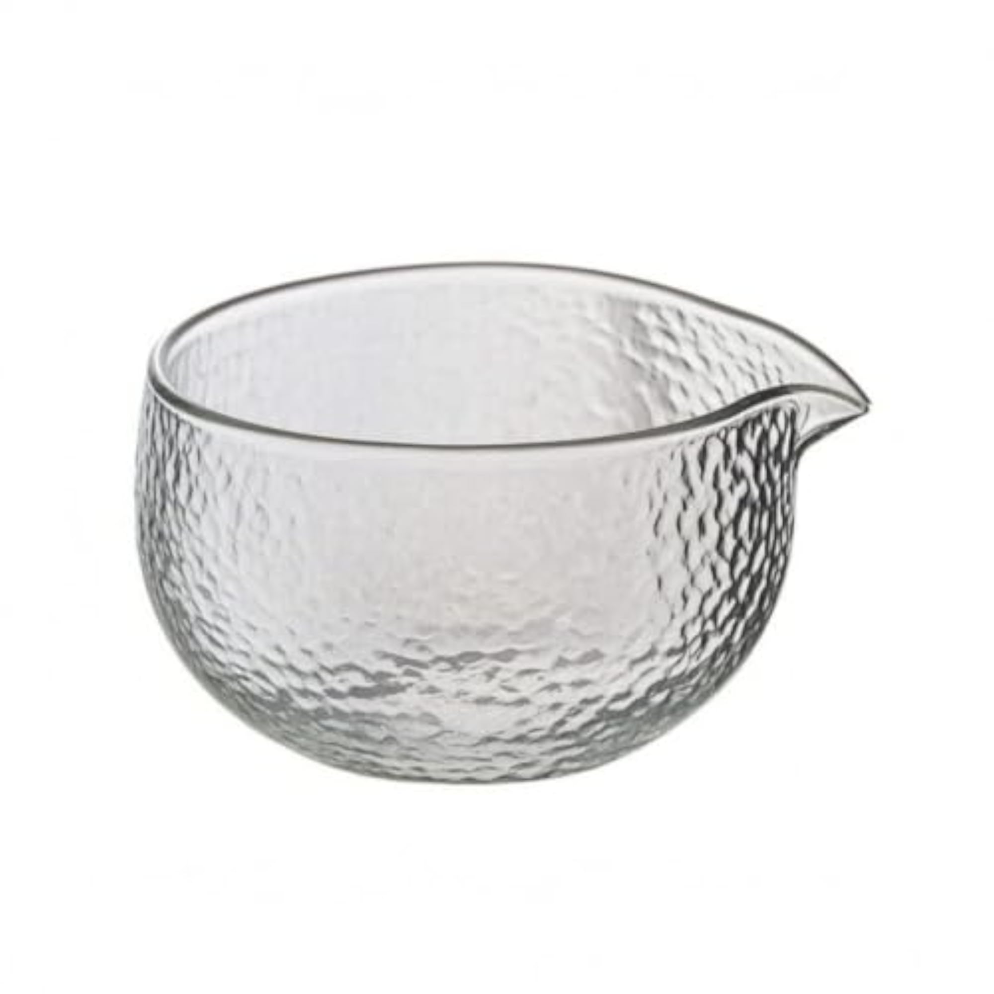 Transparent Borosilicate Glass Tea Bowl, Heat-Resistant Gift