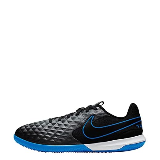 Nike Legend 8 Academy IC, Zapatillas de Fútbol para Niños, Negro (Black/Black/Blue Hero 004), 31.5 EU