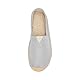 Alexis Leroy Herren Slip auf Mode Lässig Leinwand Geflochtene Seil Flache Espadrilles Grau 43 EU
