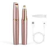 Electric Eyebrow Trimmer for Women, Rechargeable Eyebrow Razors,Eyebrows Hair Remover Shaver,Painless...