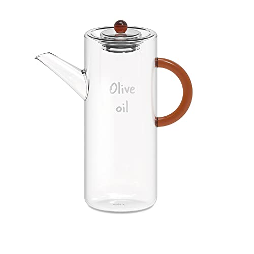 GLASS OIL WITH BROWN HANDLE by WD Lifestyle