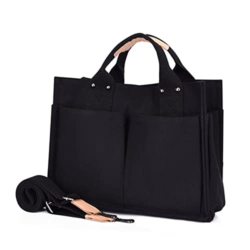Sac à main grande capacité en toile pour les cours et les courses quotidiens