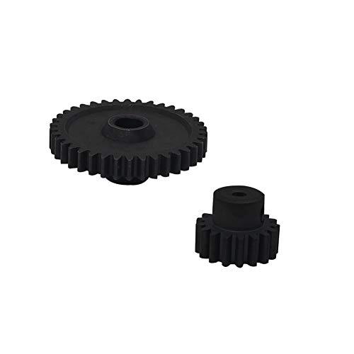 ZYCST Metal Diff Main Gear 38T & Motor Pinion Gear 17T for RC 1/18 WLtoys A949 A959 A969 A979 K929 A959-A A969-A A979-A RC Car Buggy Upgrade Parts