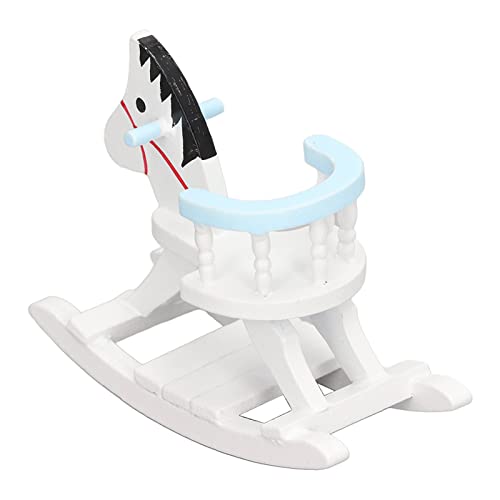 Jtlb JTLB2XIHO5RU6Y Rocking Horse Chair, Modern Style Dollhouse Miniature Furniture Lovely Rocking Horse Chair For Doll House With Premium Birch Wood Material thumb #4