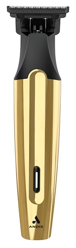 Andis 562442 Insight Slim Cordless High Powered Rotary Motor Hair Trimmer, 9-Piece Kit, Stainless-Steel T-Blade, Lithium-Ion Battery, Travel Lock, Gold