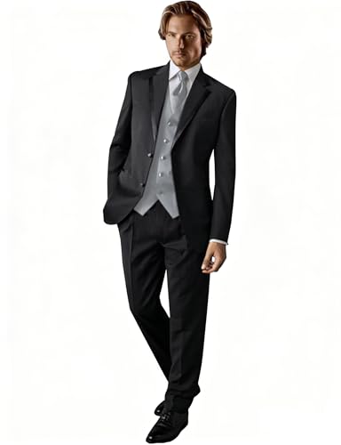Blazer pour homme à revers cranté et deux boutons veste formelle
