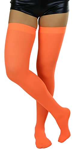Image of ToBeInStyle Women's Nylon Thigh High Schoolgirl Opaque Stockings