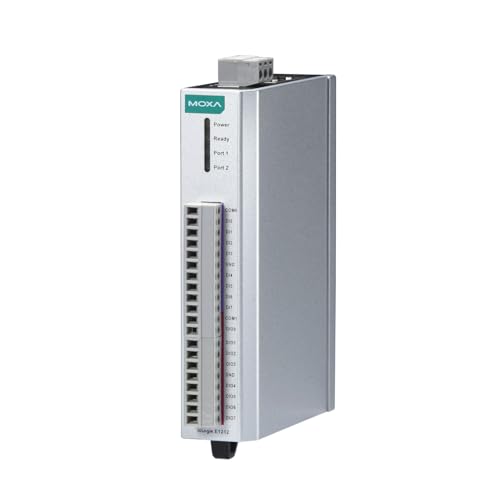 Image of MOXA ioLogik E1212 Remote Ethernet I /O, 8DI /8DIO, 2-Port Switch