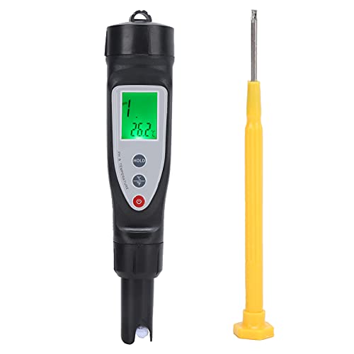 Baxnore PH - 2033H Lab Grade PH Meter with 0.01 Accuracy, Three Point Calibration Water Resist Analyzer for Aquaculture and Industrial Applications