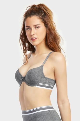Image of Mamia Women's Basic Plain Bras, Pack of 6