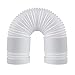 tuyau évacuation climatiseur mobile,tube d'évacuation climatiseur,Tuyau Climatiseur Mobile,Diamètre 130/150mm Tuyau Pour Climatiseur en PVC Flexible Tube De Ventilation (130mm×2m)
