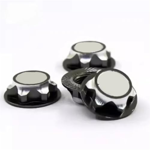 Cache-moyeux RC 1/8 en aluminium hex 17mm x4 pour jante de voiture télécommandée