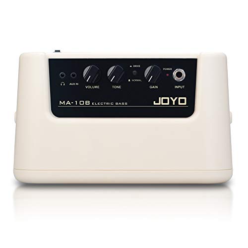 JOYO 10W Mini Bass Amp Dual Channel Small Carry Bass Amplifier Combo Portable for Guitar Bass Practice (MA-10B)