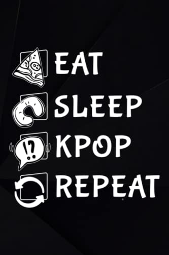 Bowling Score Book - Eat Sleep K-Pop Repeat Kawaii Cat Listening Music Kpop Gifts Funny: KPop,...