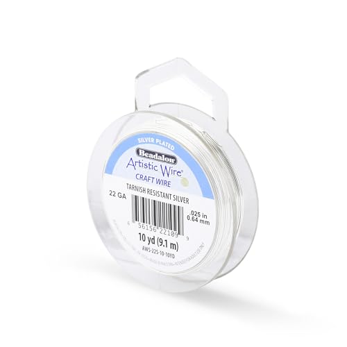 Artistic Wire 22-Gauge Tarnish Resistant Silver Wire, 10-Yard
