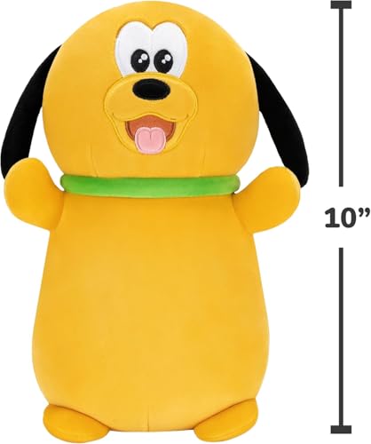 squishmallows original disney 10in pluto hugmees  ultrasoft official jazwares plush medium-sized
