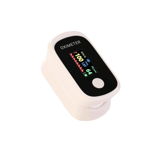 Pulse Oximeter with Respiration and OLED Display, Oximetro Fingertip Oxygen Monitor for Accurate SpO₂ and Respiration Rate Monitoring, Ideal for Sports and Wellness Tracking (Black) (Black)