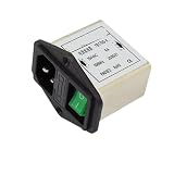 VSPPJYFG YB170G-1A/3A/6A/10A Steckdose + Einzel versicherung + grün licht Schalter Power Filter 220V/250V(YB170G-6A)