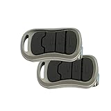 (New Part)2 for Genie GITR-3BX Three Button G3T-A Garage Gate Door Opener Visor Remote + Free E-Book (Tools and Equipment)