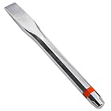 WEDO Cincel frío, cincel plano, acero CR-V, grado industrial, forjado a troquel, para carpintería, metalurgia, mampostería y carpintería, tamaño 175 x 18 x 14 mm